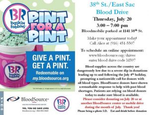 38th Street Blood Drive 2017