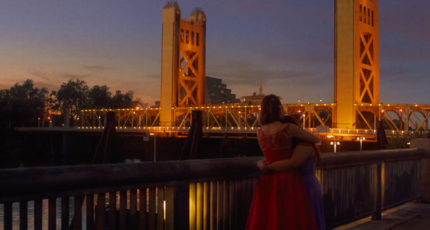 Lady Bird Movie Tower Bridge Sacramento